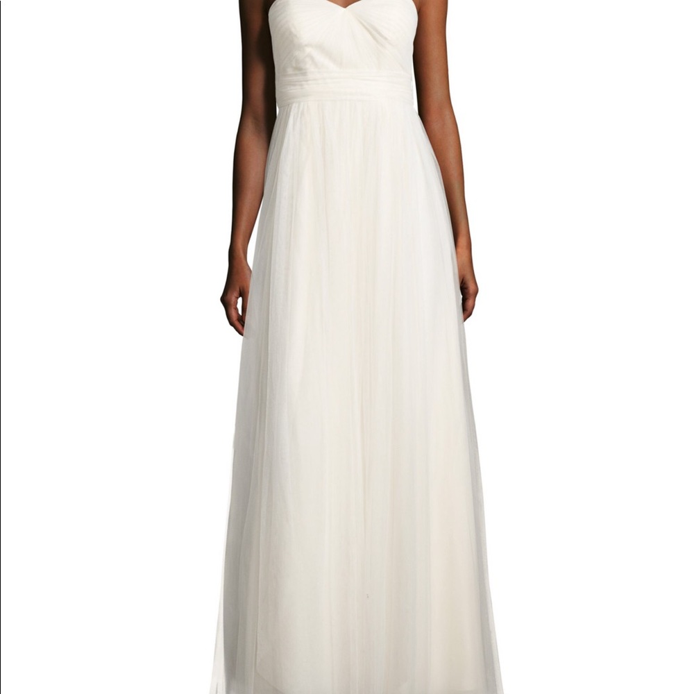 BHLDN Jenny Yoo Annabelle  dress white 6 NWOT